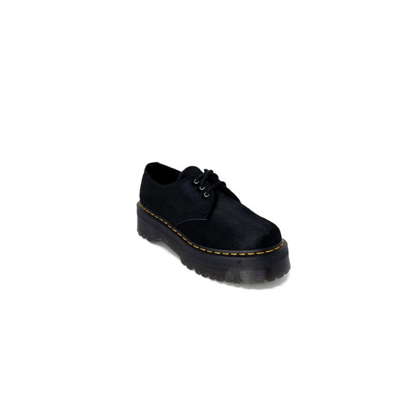 Black Leather Lace-Up Boot DR11854400009RO Black Leather Lace-Up Boot DR11854400009RO