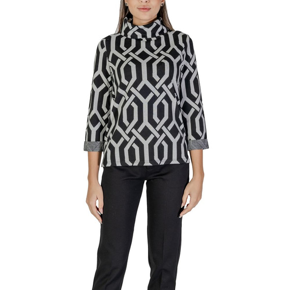 Black Polyester Sweater ST15733500009RO Black Polyester Sweater ST15733500009RO