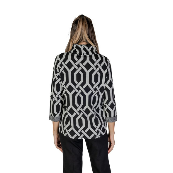 Black Polyester Sweater ST15733500009RO Black Polyester Sweater ST15733500009RO