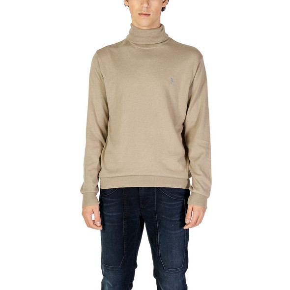 Beige Cotton Turtleneck Beige Cotton Turtleneck
