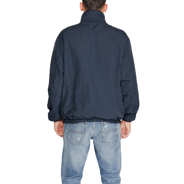 Tommy Hilfiger Jeans Blue Recycled Polyester Jackets & Coat Tommy Hilfiger Jeans Blue Recycled Polyester Jackets & Coat