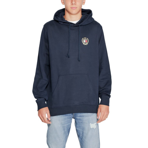 Tommy Hilfiger Jeans Blue Cotton Hoody Tommy Hilfiger Jeans Blue Cotton Hoody