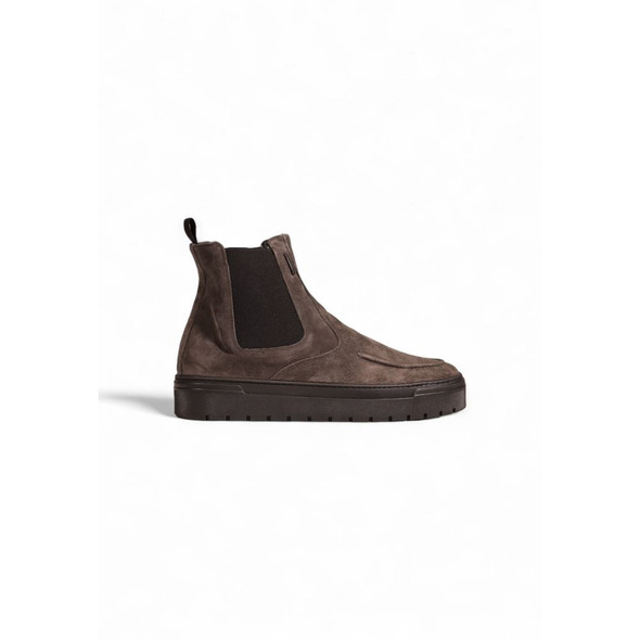 Antony Morato Gray Suede Leather Boot Antony Morato Gray Suede Leather Boot