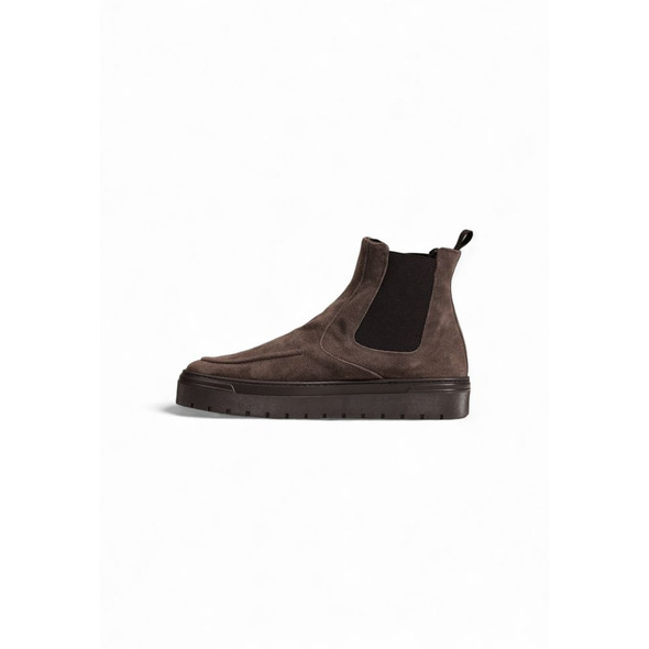 Antony Morato Gray Suede Leather Boot Antony Morato Gray Suede Leather Boot
