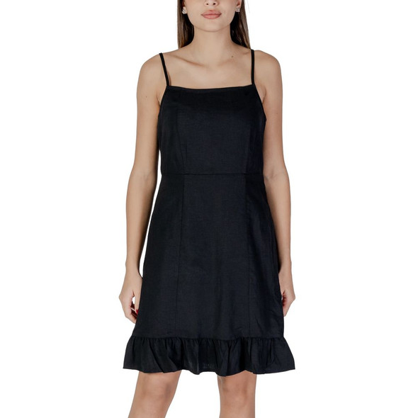 Black Linen Midi Black Linen Midi