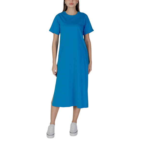 B.Young Blue Cotton Midi B.Young Blue Cotton Midi