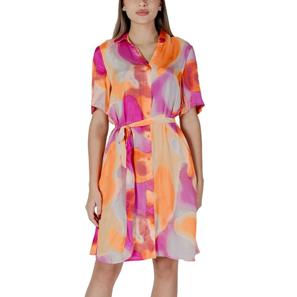 B.Young Orange Cotton Midi BY14925200125RO B.Young Orange Cotton Midi BY14925200125RO