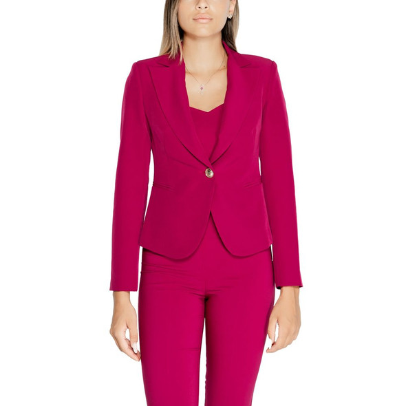 Rinascimento Bordeaux Polyester Blazer Rinascimento Bordeaux Polyester Blazer