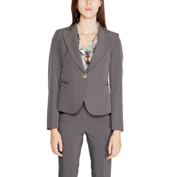 Gray Polyester Blazer RI14928800138RO Gray Polyester Blazer RI14928800138RO