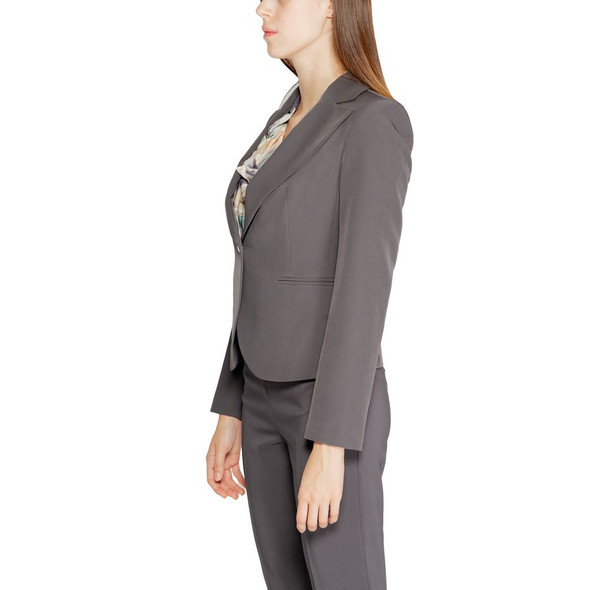 Gray Polyester Blazer RI14928800138RO Gray Polyester Blazer RI14928800138RO