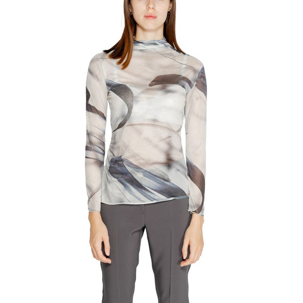 Gray Polyester Long Sleeve Gray Polyester Long Sleeve