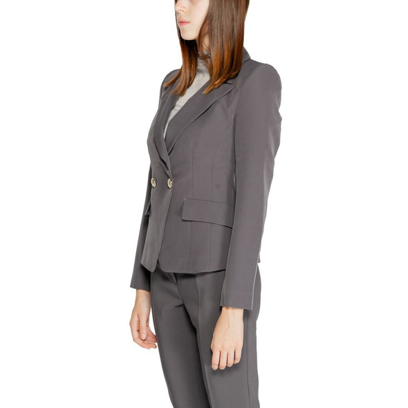Gray Polyester Blazer RI14930100138RO Gray Polyester Blazer RI14930100138RO