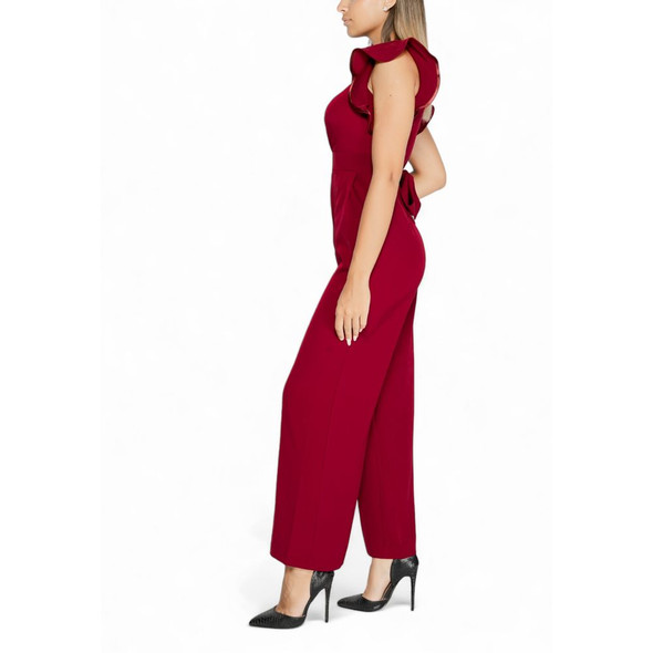 Bordeaux Polyester Jumpsuit Bordeaux Polyester Jumpsuit