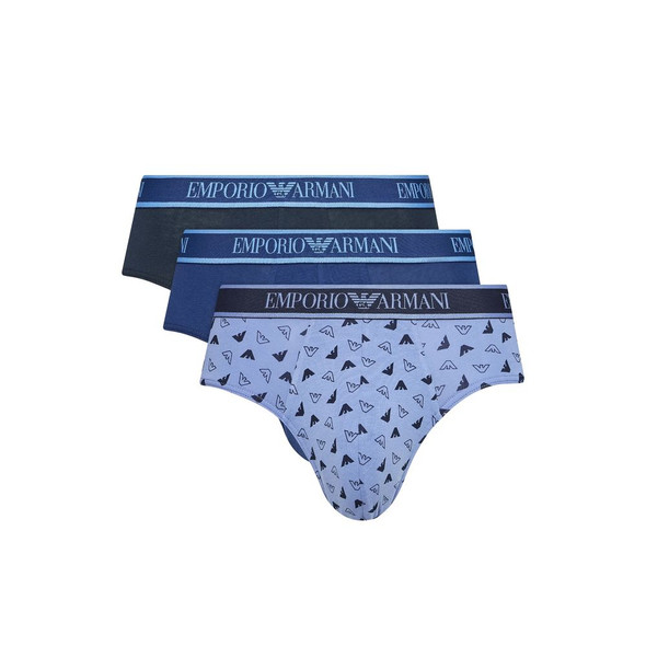 Emporio Armani Underwear Blue Cotton Underwear Emporio Armani Underwear Blue Cotton Underwear