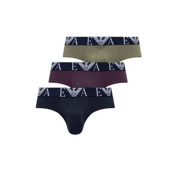 Emporio Armani Underwear Blue Cotton Underwear EM15169400010RO Emporio Armani Underwear Blue Cotton Underwear EM15169400010RO