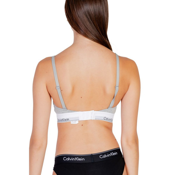 Calvin Klein Underwear Gray Cotton Bra Calvin Klein Underwear Gray Cotton Bra