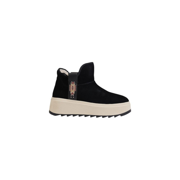 Black Suede Leather Ankle AS15559700009RO Black Suede Leather Ankle AS15559700009RO