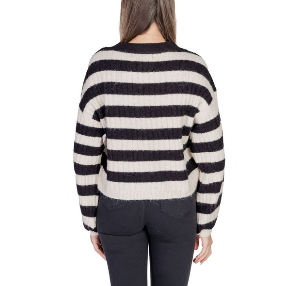 Vero Moda Beige Polyester Cardigan Vero Moda Beige Polyester Cardigan