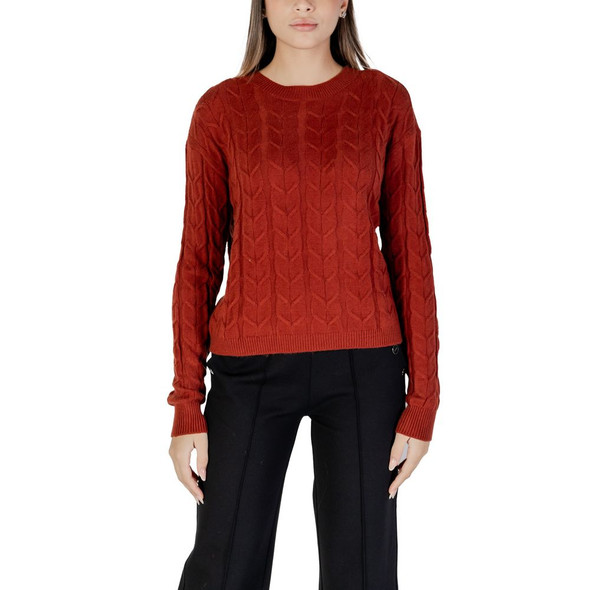 Vero Moda Red Viscose Sweater Vero Moda Red Viscose Sweater