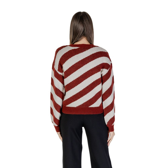 Vero Moda Bordeaux Recycled Polyester Sweater Vero Moda Bordeaux Recycled Polyester Sweater