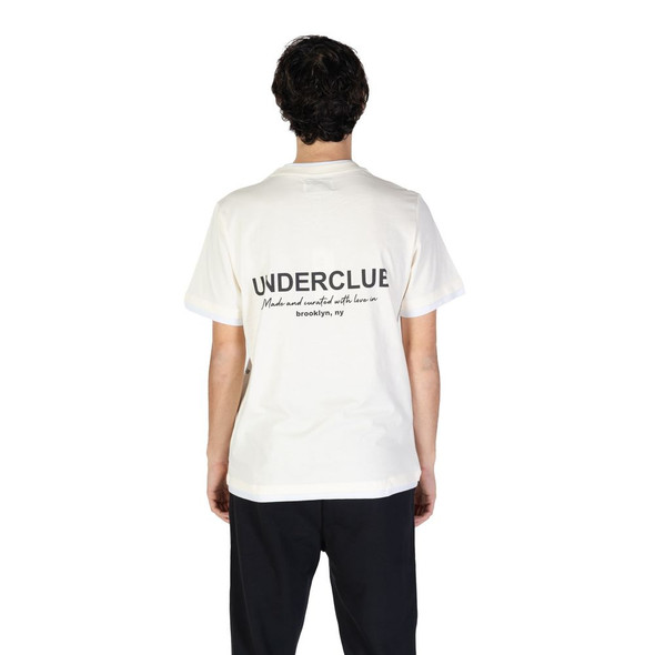 Cream Cotton T-Shirt UN15761300143RO Cream Cotton T-Shirt UN15761300143RO