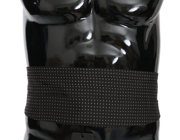 Black Dotted Waist Belt Silk Cummerbund Black Dotted Waist Belt Silk Cummerbund