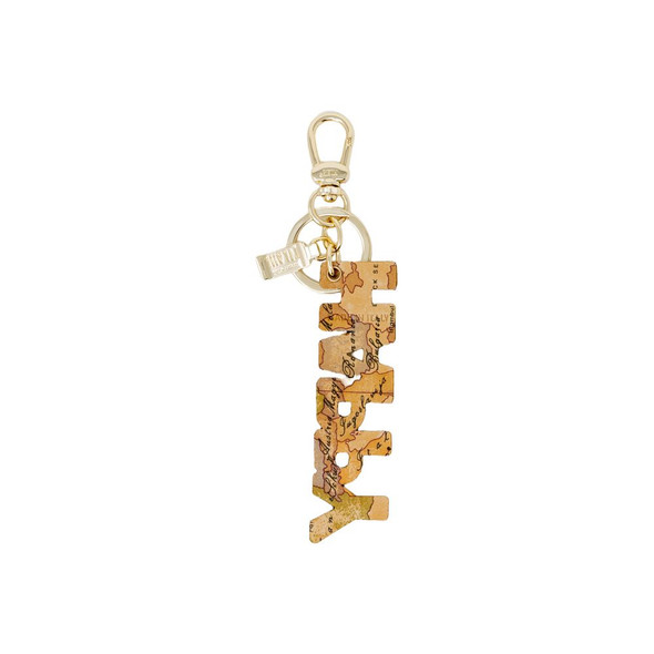 Beige Polyester Keychain Beige Polyester Keychain