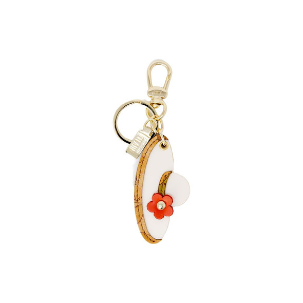 Beige Polyester Keychain ALMAPRCL-11346300127 Beige Polyester Keychain ALMAPRCL-11346300127