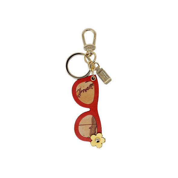 Beige Leather Keychain ALMAPRCL-11403300127 Beige Leather Keychain ALMAPRCL-11403300127