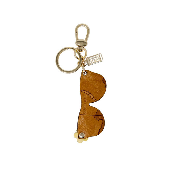 Beige Leather Keychain ALMAPRCL-11403300127 Beige Leather Keychain ALMAPRCL-11403300127