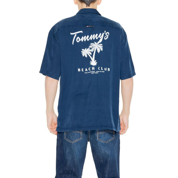 Tommy Hilfiger Jeans Blue Lyocell Shortsleeve Tommy Hilfiger Jeans Blue Lyocell Shortsleeve