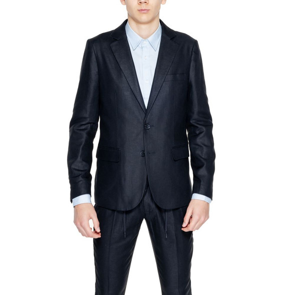 Antony Morato Black Linen Blazer AN13367300009RO Antony Morato Black Linen Blazer AN13367300009RO