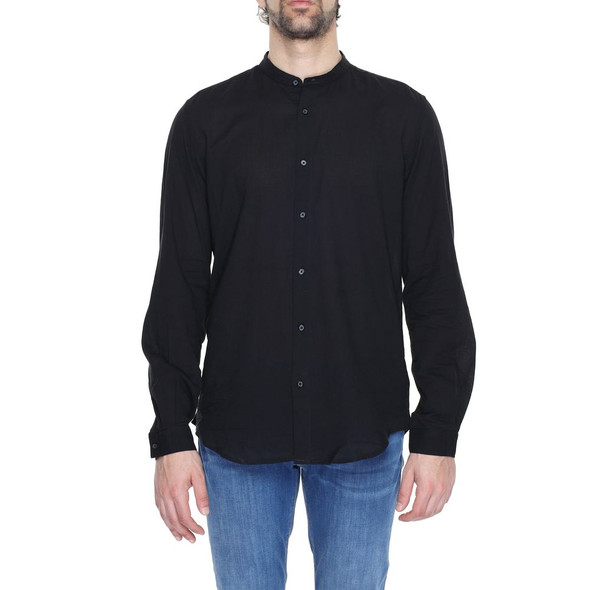Black Cotton Shirt AN13369900009RO Black Cotton Shirt AN13369900009RO