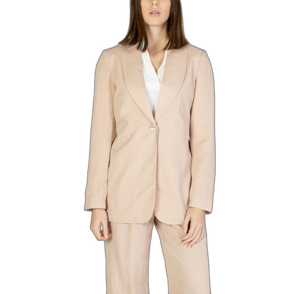 Vero Moda Pink Viscose Blazer Vero Moda Pink Viscose Blazer