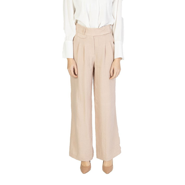 Vero Moda Pink Viscose Pant Vero Moda Pink Viscose Pant
