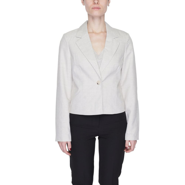Gray Polyester Blazer VE13394200137RO Gray Polyester Blazer VE13394200137RO