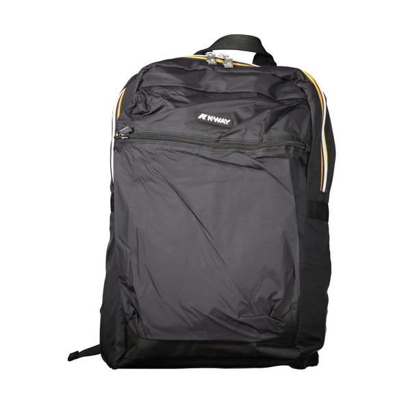 K-WAY Black Polyamide Men Backpack K-WAY Black Polyamide Men Backpack