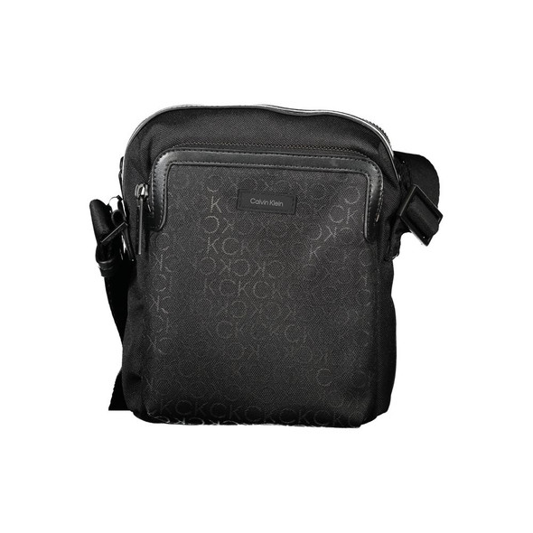 Black Polyester Men Shoulder Bag CA-33632 Black Polyester Men Shoulder Bag CA-33632