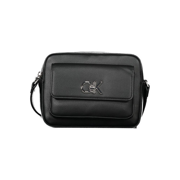 Black Polyethylene Women Handbag CA-33634 Black Polyethylene Women Handbag CA-33634