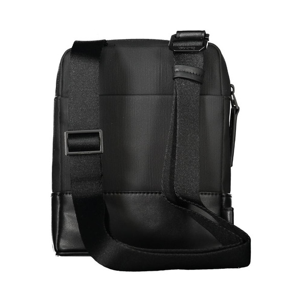 Black Polyester Men Shoulder Bag CA-33637 Black Polyester Men Shoulder Bag CA-33637