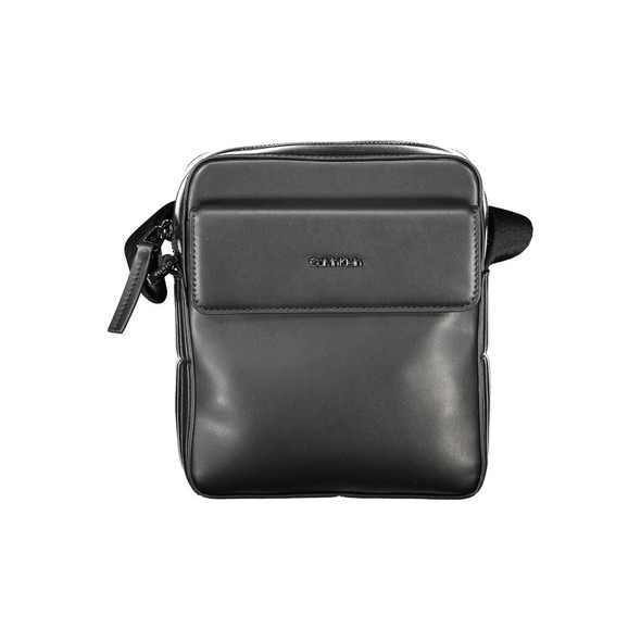 Black Polyester Men Shoulder Bag CA-33640 Black Polyester Men Shoulder Bag CA-33640