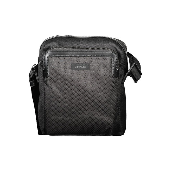 Black Polyester Men Shoulder Bag CA-33642 Black Polyester Men Shoulder Bag CA-33642