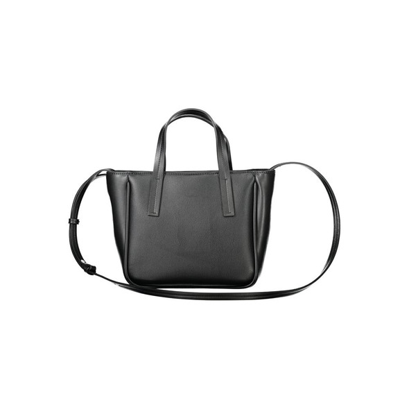 Black Polyethylene Women Handbag CA-33643 Black Polyethylene Women Handbag CA-33643