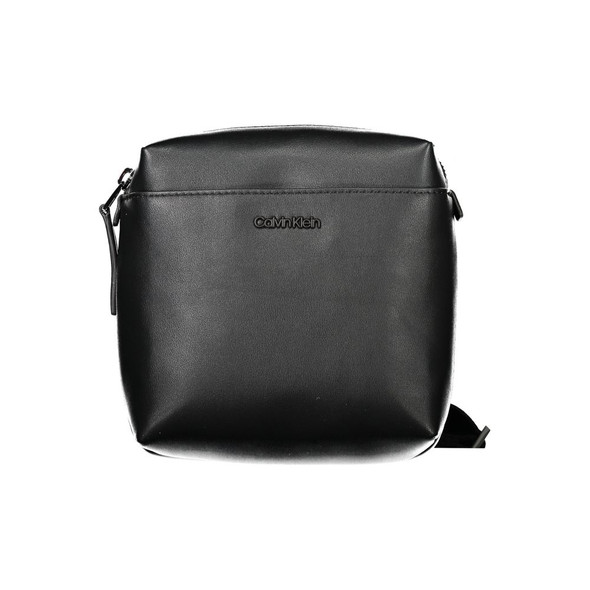 Black Polyethylene Men Shoulder Bag Black Polyethylene Men Shoulder Bag