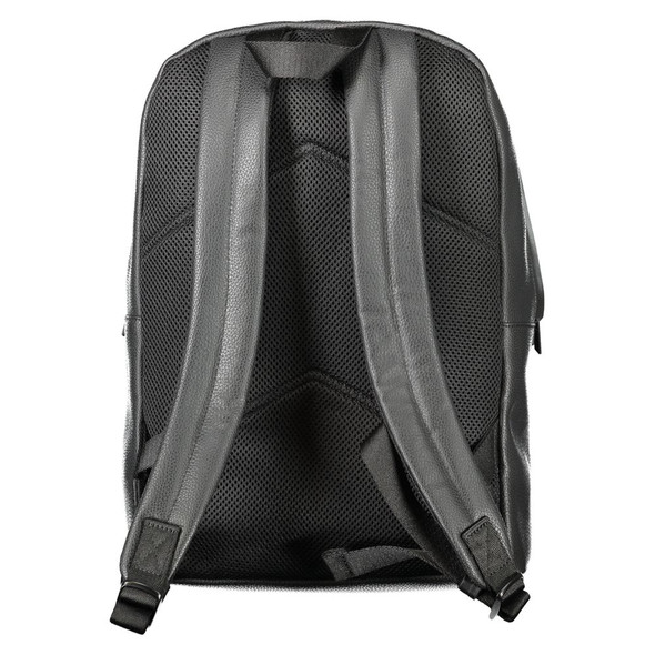 Calvin Klein Black Polyester Men Backpack CA-33652 Calvin Klein Black Polyester Men Backpack CA-33652