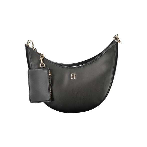 Black Polyethylene Women Handbag TO-33684 Black Polyethylene Women Handbag TO-33684