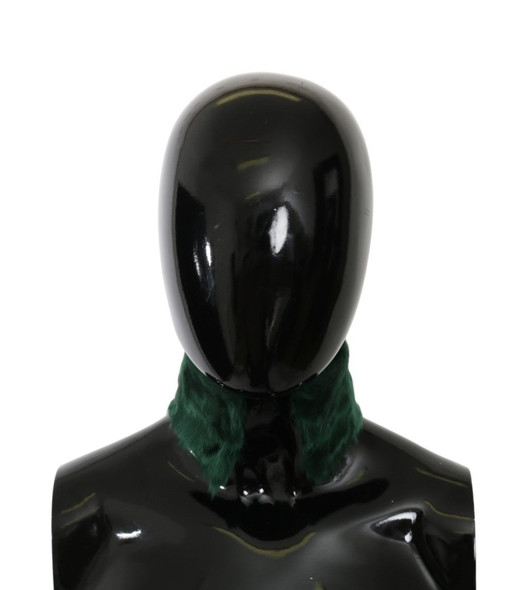 Green Fur Neck Collar Wrap Lambskin Scarf Green Fur Neck Collar Wrap Lambskin Scarf