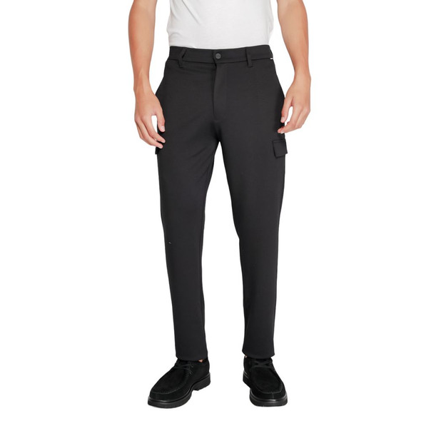 Black Recycled Polyester Joggers Workout Pant Black Recycled Polyester Joggers Workout Pant
