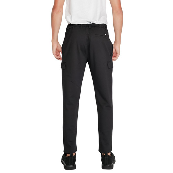Black Recycled Polyester Joggers Workout Pant Black Recycled Polyester Joggers Workout Pant