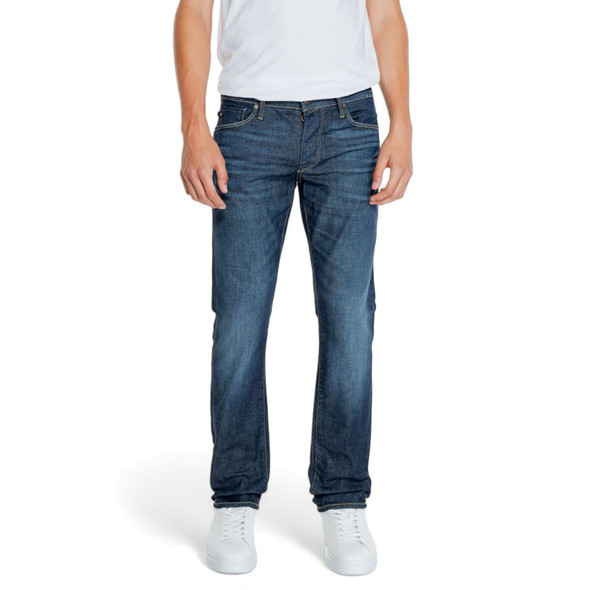 Blue Cotton Relaxed Fit Jean JA14792301781RO Blue Cotton Relaxed Fit Jean JA14792301781RO